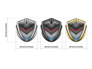 Dacia Emblem Silikon Abzeichen Pro Stil Edelstahl